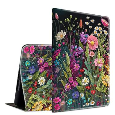 Imagem de BFSEROBJ Capa para Samsung Galaxy Tab A7 Lite Capa Leve Inteligente Couro PU Ajustável Capa Protetora para Samsung Galaxy Tab A7 Lite 8,7 polegadas 2021 - Flor Floral