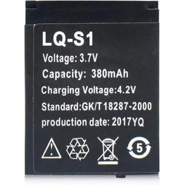 Imagem de bateria LQ-S1 para relógio DZ09 380mAh LQ-S1/AB-S1/RYX-NX9/QW09 W8 A1 X6 AB-S1 M9 FYM-M9 JJY-S1 DZ09 QW09 W8 X6 GT08