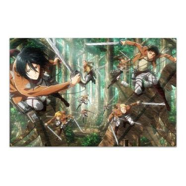 Imagem de Quebra-cabeça Attack On Titans Personalizado 48 Peças - Pomps Geek