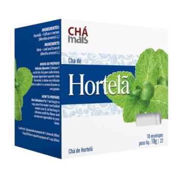 Imagem de Chá de Hortelã Natural Cx10 Sachês de 1g - Chá Mais, Hortelã, Unissex,