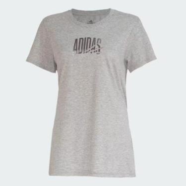 Imagem de Camiseta Adidas W POWER LOGO FT Feminina IA4034-Feminino