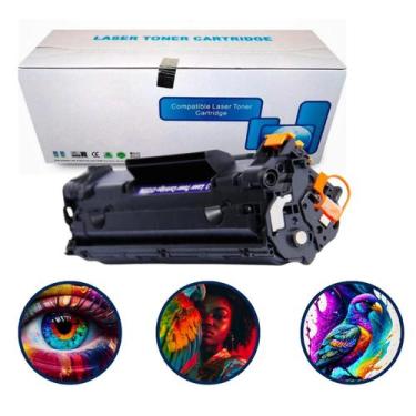 Imagem de Toner Compatível Cf283a Cf283 283 83a M125a M127 M201 M125 - PontoNet