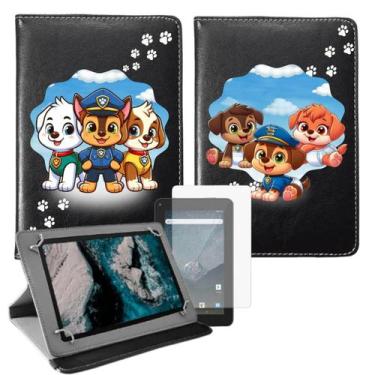 Imagem de Capa Suporte Para Tablet Mirage 7 M7 Wifi M7s Go + Película Estampada 