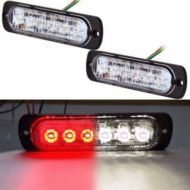 Imagem de Kit Strobo Led Intermitente 2 Painés farol P/ Moto, Carro - Strobos Au