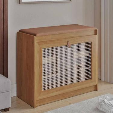 Imagem de Banco com Acento Estofado Zorro Marrom