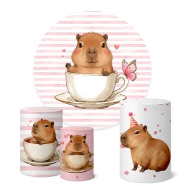 Imagem de Trio Capas Cilindro + Painel Redondo 1,50m Capivara (K1CAA0020)