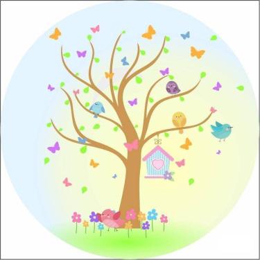 Imagem de Painel Redondo 3D Sublimado Jardim Frd-3084