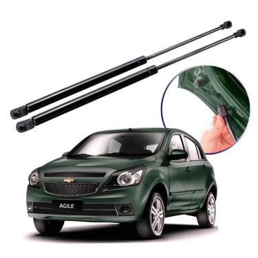 Imagem de Par Amortecedor Tampa Traseira Porta Malas Agile 2009 Até 2017