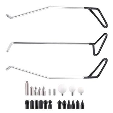 Imagem de maXpeedingrods Ferramentas de reparo de amassados sem pintura, hastes de remoção de amassados com cabeça de furador, remoção de amassados de carroceria de carro para amassados de granizo e porta (3