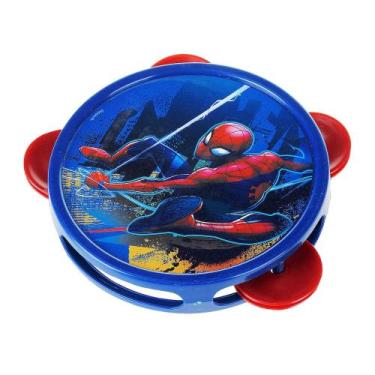 Imagem de Pandeiro Etitoys Spiderman - Etilux, Unica