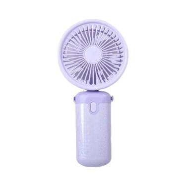 Imagem de Ventilador Portátil Dobrável Multicolorido Com Cordão 3 Velocidades De