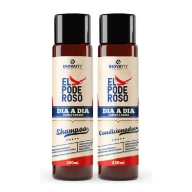 Imagem de Kit Shampoo e Condicionador Para Cabelo e Barba 250ml - Inovatty