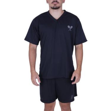 Imagem de Pijama Masculino Manga e Short Curto Verão DAVI - c9 DAVI - BY TINA MO