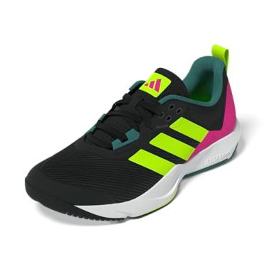Imagem de adidas Tênis masculino Rapidmove 2, Preto/limão lúcido/rosa choque, 42