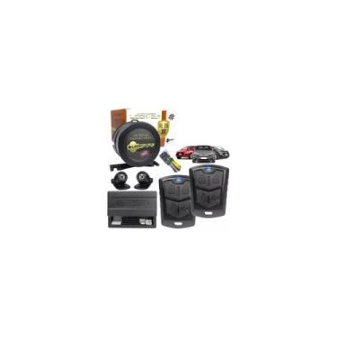 Imagem de Alarme automotivo carro universal 2 controles sirene sensor - LOOK-OUT