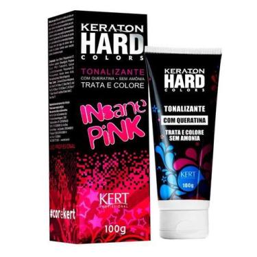 Imagem de Tonalizante keraton hard colors insane pink kert 100g