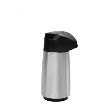 Imagem de Garrafa Térmica Tramontina Exata Aço Inox Com Ampola De Vidro 1 Litro