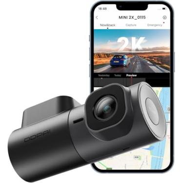 Imagem de DDPAI Mini 2X Câmera Veicular 1440P 2K QHD Frontal com WiFi 5GHz, Visão Noturna Superior, Controle por APP ADAS, Lente Rotativa 360°, Sensor G, Supercapacitor e Monitoramento 24h (Sem Cartão SD)