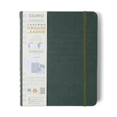 Imagem de Caderno Organizador Clássica Pautado & Pontado A5 Verde Oliva, Cicero