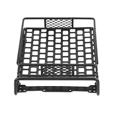 Imagem de Domary Rack de Teto de Bandeja de Bagagem de Metal para 1/10 Carro de Rastreador RC, Aço, Leve, Fácil Instalação, CC01 CR01 D90 SCX10 (L 360ml 6,8x14.5cm / 2.7x5.7inin)