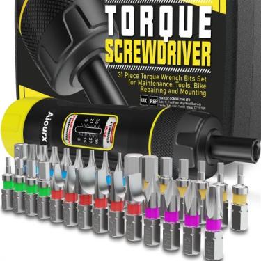 Imagem de Conjunto de chaves de fenda Torquímetro Aiourx 1,5-18 Nm 31 unidades