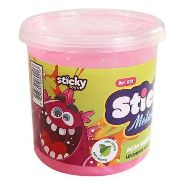 Imagem de Slime Amoeba Gelelé Geleca Massinha Brilha No Escuro 130g - STICKY TOY