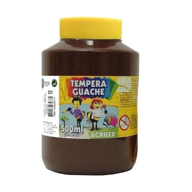 Imagem de Tinta guache Marrom 500ml 531 Acrilex