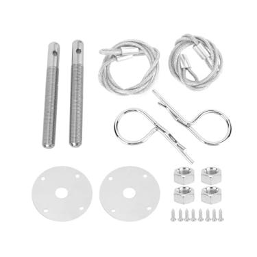Imagem de ZJchao Kit de Pinos de capô para Carro, Kit de Trava de Placa de Pino de capô de Motor, Acessórios Modificados para a Maioria Dos Veículos