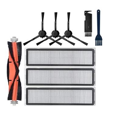 Imagem de Main/Side Brush Mop Cloth Hepa Filter Compatible With XiaoMi Dreame D9 & Bot L10 Pro Trouver Robot LDS Vacuum-Mop Finder Spare Parts(Lavender)