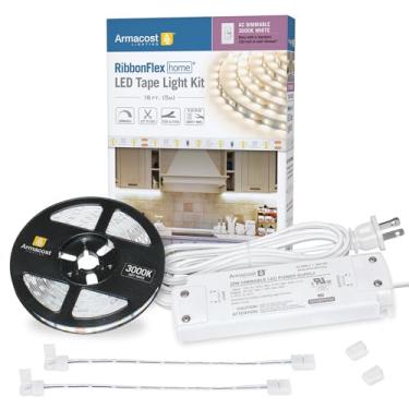 Imagem de Armacost Lighting Kit de fita de LED 421502, 4,9 m, 3000K (regulável CA)