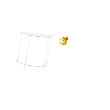 Imagem de Fenteer Mesa de Centro de Acrílico com Estátua de Cobra de Desenho Animado, Estatueta de Resina para Espaço Pequeno, Sala de Estar, Quarto, Prateleira, Peça C