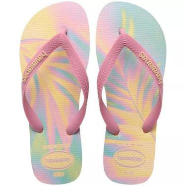 Imagem de Chinelo Feminino Top Fashion 4137 Havaianas - Rosa, 35