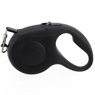 Imagem de Guia Retrátil Automática 5 Metros c/ Trava Cães Lovely Vibe, preto