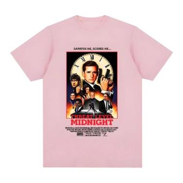 Imagem de Camiseta Feminina The Office - Nível de Ameaça Meia-Noite - Michael Sc