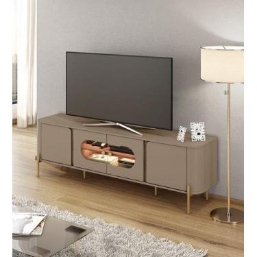 Imagem de Rack Juquehy Fendi/Carvalho - Bechara Móveis