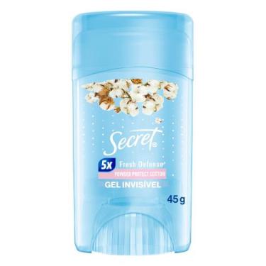 Imagem de Desodorante Antitranspirante Secret Gel Algodão 45g, 1, 45g
