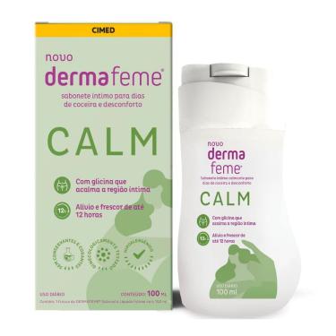 Imagem de Sabonete Líquido Íntimo Dermafeme Calm 100ml