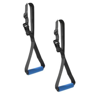 Imagem de Jotogoyob Alça ergonômica para carro de bengala automática para idosos e deficientes - Alça auxiliar de nylon de comprimento ajustável com aderência de EVA para maior proteção na jornada