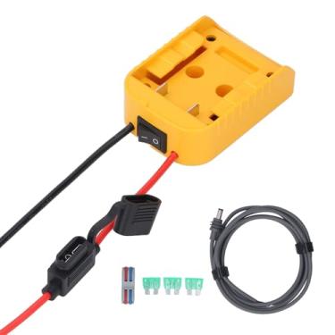 Imagem de Garosa Cabo de Alimentação Satélite 2m 16AWG Com Cabo Adaptador de Bateria Portátil 30A para Bateria de Lítio 18V 20V Acampamento Ao Ar Livre Antena Móvel Fonte de Alimentação