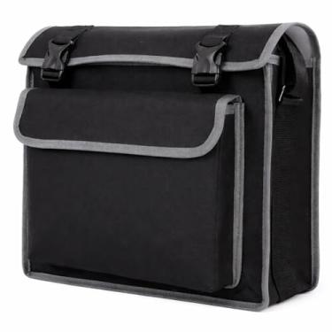 Imagem de BOLSA PORTA FERRAMENTAS MOCHILA ELETRICISTA MALA DUPLA MALETA OMBRO PEDREIRO ORGANIZADOR REFORCADO