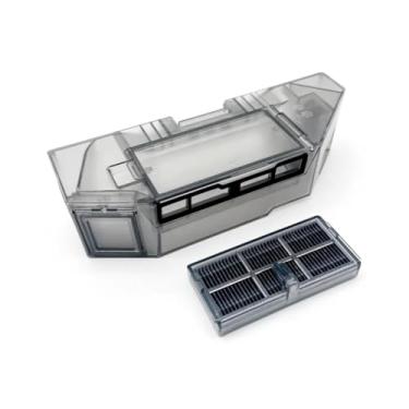 Imagem de Hujscufdjy Peças sobressalentes para filtro HEPA Acessórios opcionais para aspirador de pó robôs compatíveis com Dreame X40 Ultra / M30 S (Dustbin com filtro)