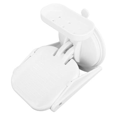 Imagem de Cryfokt Descanso para Os Pés do Chuveiro, Banco de Barbear Antiderrapante, Pedicure, Descanso para Os Pés para Pedicure do Banheiro, Ventosa, Pedal de Chuveiro para Barbear As Pernas, Material ABS