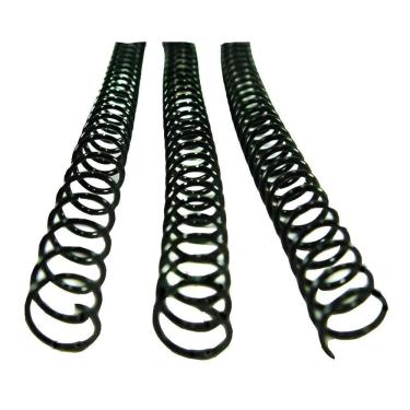 Imagem de 2X Espiral Para Encadernação Preto 09Mm Para 50 Folhas A4