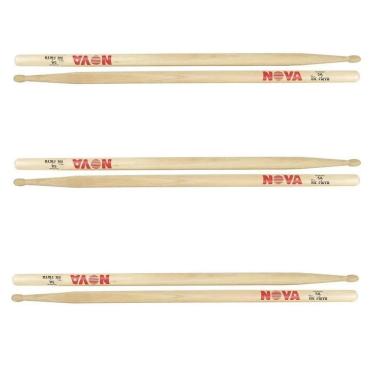 Imagem de Kit 3 Pares Baquetas Nova 5A Mad Vic Firth Cod6092