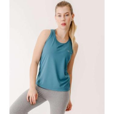 Imagem de Blusa Regata Feminina Fitness Marisa Azul-54022, Azul, M