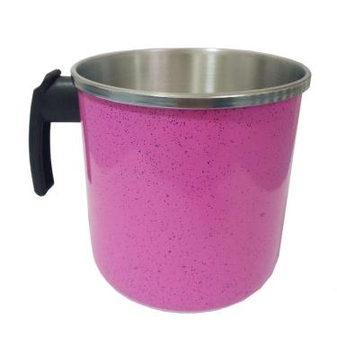 Imagem de Caneca Leiteira Grande 3 Litros Rosa Pigmentada Docesar
