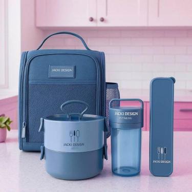 Imagem de Conjunto da Linha Joy com Bolsa térmica Porta talher Pote de Marmita 2