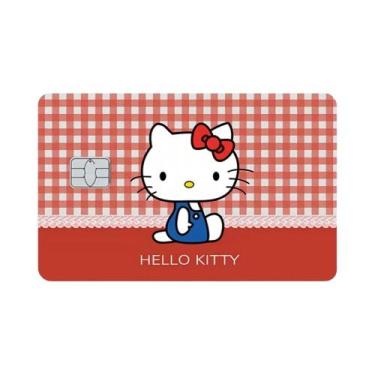 Imagem de Porta-cartões De Crédito Kawaii Hello Kitty À Prova D'água Com Adesivo