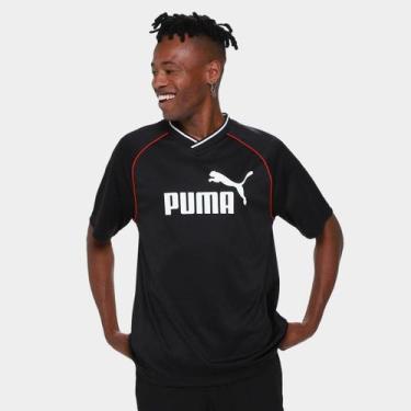 Imagem de Camiseta Puma Football Jersey Masculino, Preto, M
