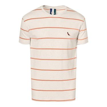 Imagem de Camiseta de Linho Reserva FT Linho Sol Masculina Off White-Masculino